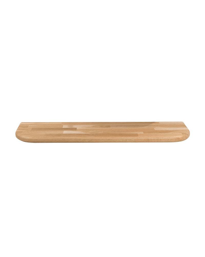 Linea Oak- 80cm hylde i egetræ fra Ästetik, væghylde i egetræ til frisørudstyr og salonmøbler